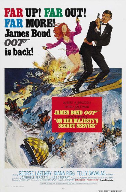 Au service secret de Sa Majesté. 13 affiche poster service secret majeste majesty