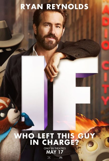 Affiche Poster de Blue & Compagnie If avec Ryan Reynolds 2024
