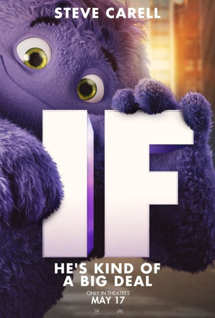 Affiche Poster de Blue & Compagnie If avec Ryan Reynolds 2024