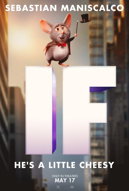 Affiche Poster de Blue & Compagnie If avec Ryan Reynolds 2024
