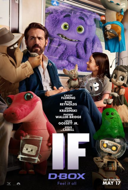 Affiche Poster de Blue & Compagnie If avec Ryan Reynolds 2024