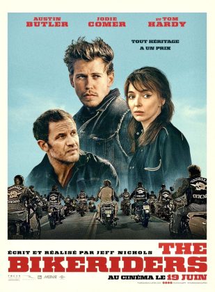 Affiche Poster de The bikeriders avec Austin Butler Tom Hardy et Jodie Comer 2024