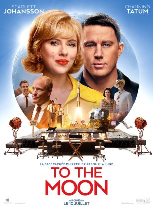 Affiche Poster de Fly Me to the Moon avec Scarlett Johansson et Channing Tatum 2024