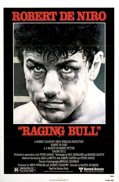 affiche poster raging bull