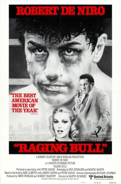 affiche poster raging bull