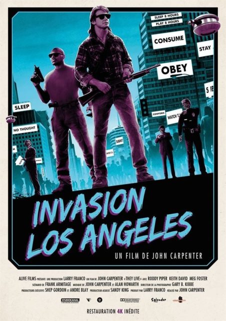 affiche poster invasion los angeles they live