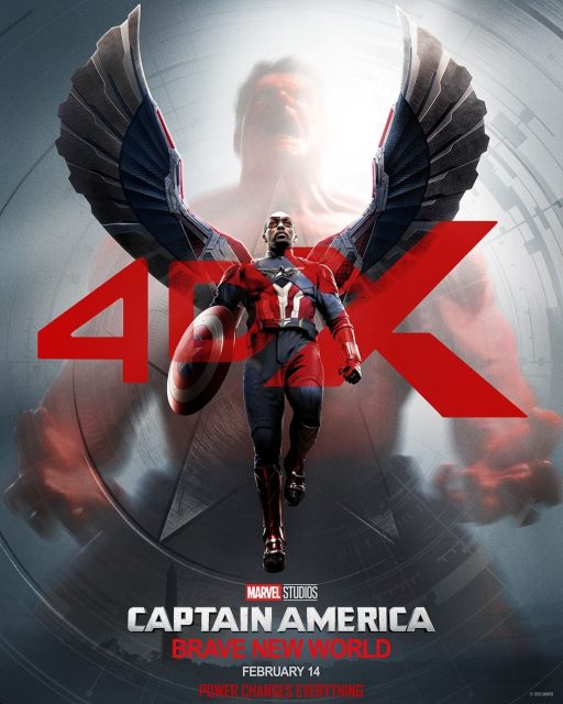 Captain America : brave new world - Photos et affiches. 7 Affiche Poster de Captain America : brave new world avec Anthony Mackie et Harrison Ford 2025