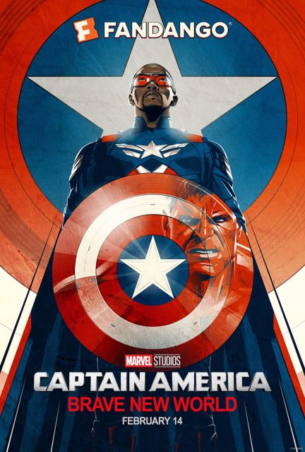 Captain America : brave new world - Photos et affiches. 10 Affiche Poster de Captain America : brave new world avec Anthony Mackie et Harrison Ford 2025