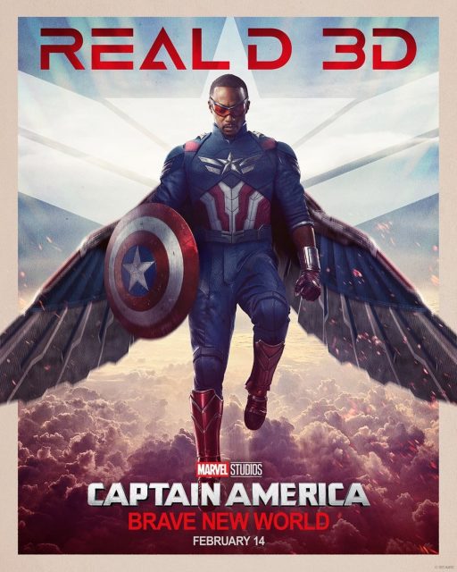 Captain America : brave new world - Photos et affiches. 11 Affiche Poster de Captain America : brave new world avec Anthony Mackie et Harrison Ford 2025