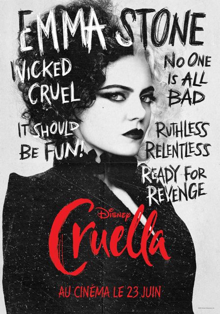 affiche poster cruella disney