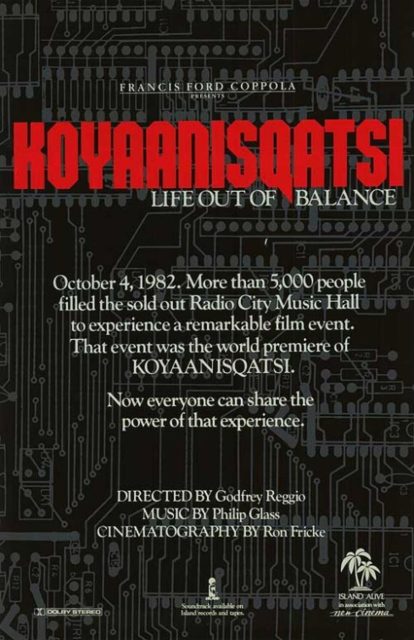 affiche poster koyaanisqatsi