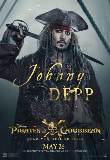Pirates des Caraïbes : la vengeance de Salazar - Photos et affiches. 18 Affiche Poster de Pirates des Caraïbes : la vengeance de Salazar avec Johnny Depp Javier Bardem et Geoffrey Rush 2017