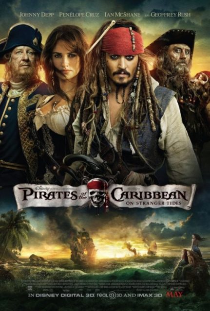 Pirates des Caraïbes : la fontaine de Jouvence - Photos et affiches. 1 Affiche Poster de Pirates des Caraïbes : la fontaine de Jouvence avec Johnny Depp Penelope Cruz et Ian McShane 2011