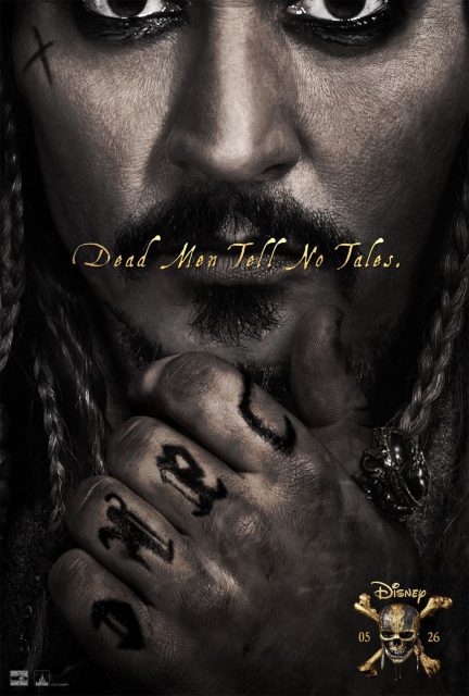 Pirates des Caraïbes : la vengeance de Salazar - Photos et affiches. 5 Affiche Poster de Pirates des Caraïbes : la vengeance de Salazar avec Johnny Depp Javier Bardem et Geoffrey Rush 2017