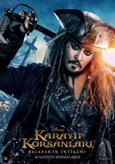 Pirates des Caraïbes : la vengeance de Salazar - Photos et affiches. 13 Affiche Poster de Pirates des Caraïbes : la vengeance de Salazar avec Johnny Depp Javier Bardem et Geoffrey Rush 2017