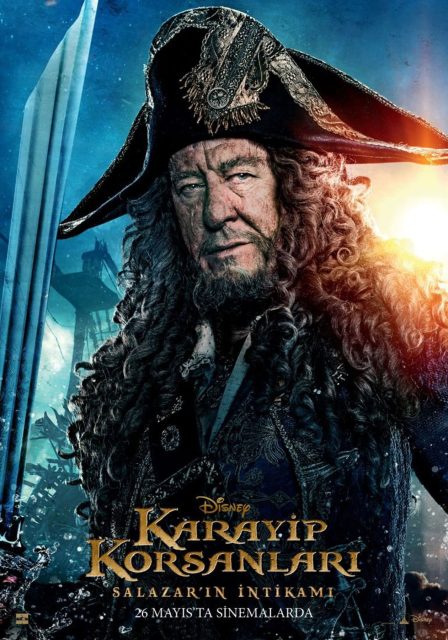 Pirates des Caraïbes : la vengeance de Salazar - Photos et affiches. 14 Affiche Poster de Pirates des Caraïbes : la vengeance de Salazar avec Johnny Depp Javier Bardem et Geoffrey Rush 2017