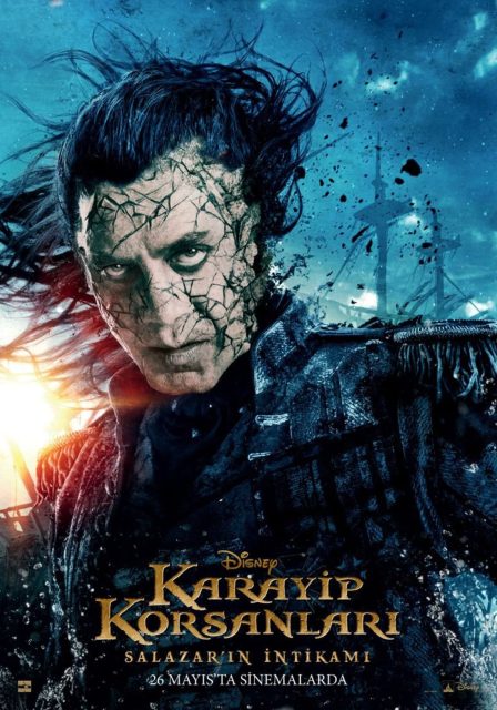 Pirates des Caraïbes : la vengeance de Salazar - Photos et affiches. 15 Affiche Poster de Pirates des Caraïbes : la vengeance de Salazar avec Johnny Depp Javier Bardem et Geoffrey Rush 2017