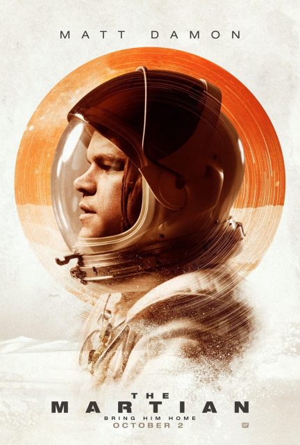 Affiche Poster de Seul sur Mars The Martian avec Matt Damon Jessica Chastain et Jeff Daniels 2015