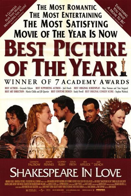 affiche poster shakespeare love