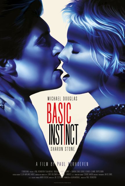 Basic Instinct - Photos et affiches. 4 Affiche Poster de Basic Instinct avec Michael Douglas et Sharon Stone 1992