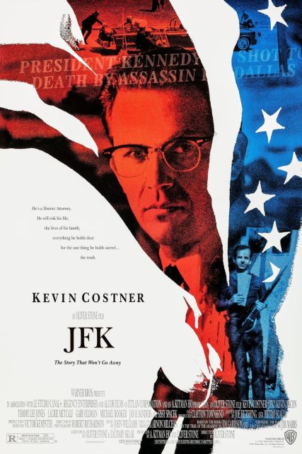 JFK - Photos et affiches. 2 Affiche Poster de JFK avec Kevin Costner Tommy Lee Jones et Gary Oldman 1991