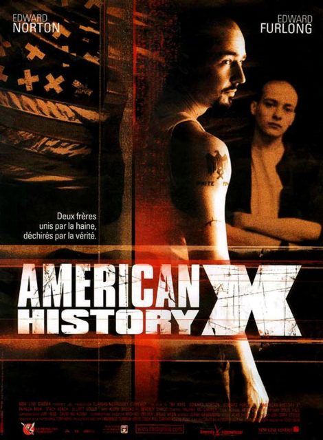 American History X - Streaming. 1 Affiche Poster de American History X avec Edward Norton 1999