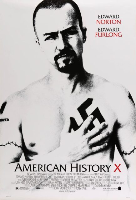 Affiche Poster de American History X avec Edward Norton 1999