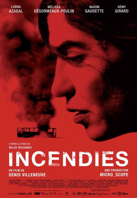 Incendies - Photos et affiches. 2 Affiche Poster de Incendies avec Denis Villeneuve 2010