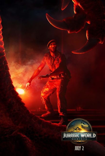Jurassic World : Renaissance - Photos et affiches. 7 Affiche Poster de Jurassic World : Renaissance Rebirth avec Scarlett Johansson et Mahershala Ali 2025