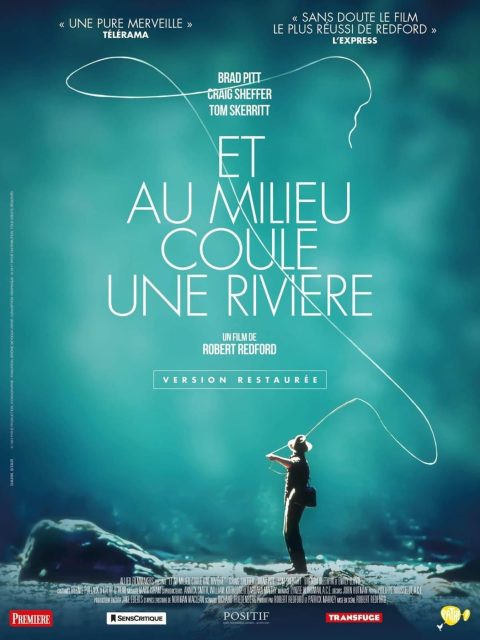 Et au milieu coule une rivière - Photos et affiches. 2 Affiche Poster de Et au milieu coule une rivière A River Runs Through It avec Brad Pitt 1992