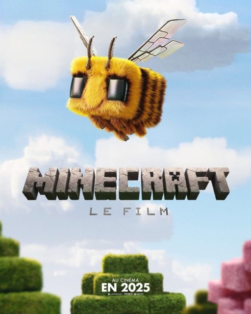 Minecraft, le film. 13 Affiche Poster de Minecraft, le film avec Jack Black et Jason Momoa 2025