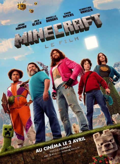 Minecraft, le film - Streaming. 1 Affiche Poster de Minecraft le film movie 2025