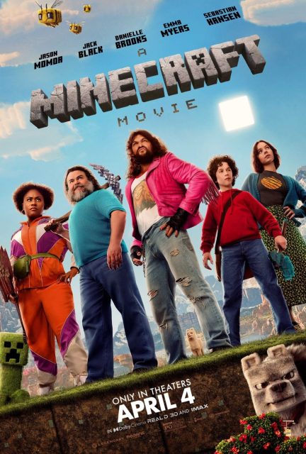 Minecraft, le film. 15 Affiche Poster de Minecraft, le film avec Jack Black et Jason Momoa 2025