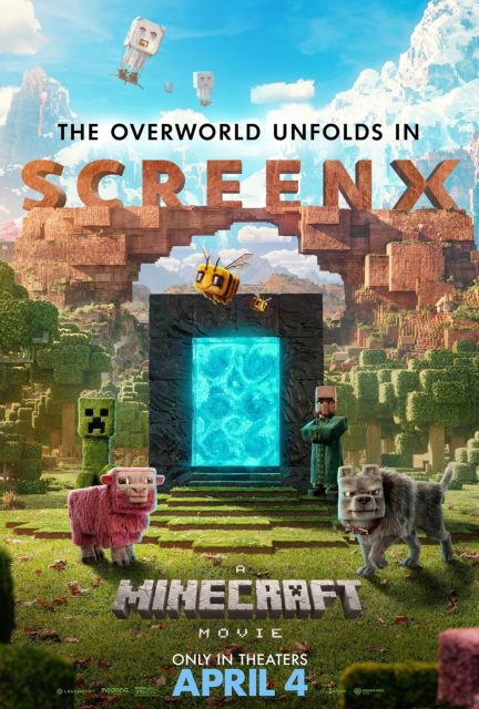 Minecraft, le film. 21 Affiche Poster de Minecraft, le film avec Jack Black et Jason Momoa 2025