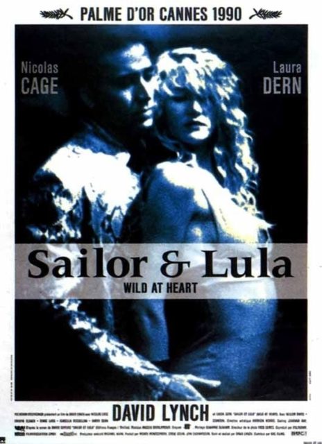 Affiche Poster de Sailor et Lula Wild at Heart avec Nicolas Cage et Laura Dern 1990