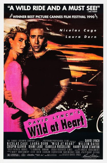 Affiche Poster de Sailor et Lula Wild at Heart avec Nicolas Cage et Laura Dern 1990