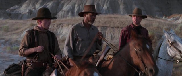 Clint Eastwood Gene Hackman et Morgan Freeman dans Impitoyable Unforgiven 1992