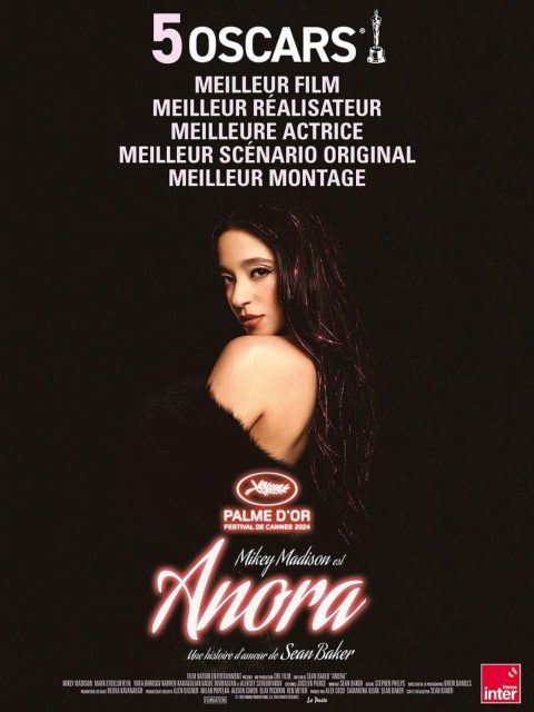 Affiche Poster de Anora avec Mikey Madison 2024