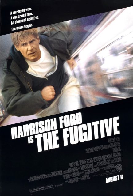 Le fugitif - Photos et affiches. 3 Affiche Poster de Le fugitif avec Harrison Ford et Tommy Lee Jones 1993
