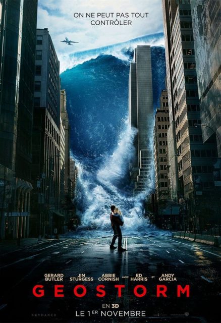 Affiche Poster de Geostorm avec Gerard Butler 2017