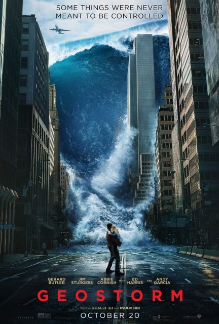 Affiche Poster de Geostorm avec Gerard Butler 2017
