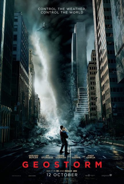 Affiche Poster de Geostorm avec Gerard Butler 2017