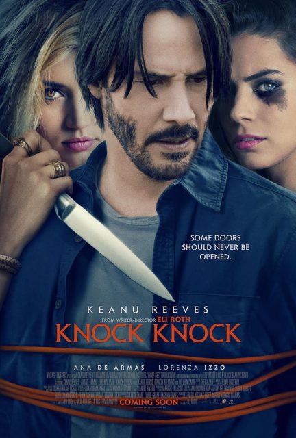 Affiche Poster de Knock Knock avec Keanu Reeves et Ana de Armas 2015