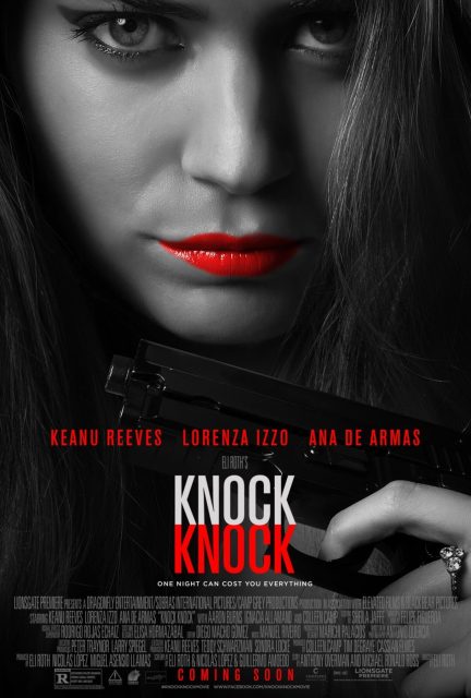 Affiche Poster de Knock Knock avec Keanu Reeves et Ana de Armas 2015