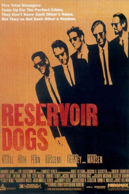 Affiche Poster de Reservoir Dogs avec Tim Roth et Steve Buscemi 1992