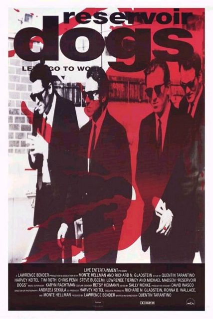 Affiche Poster de Reservoir Dogs avec Tim Roth et Steve Buscemi 1992