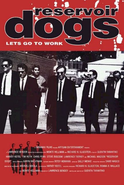 Affiche Poster de Reservoir Dogs avec Tim Roth et Steve Buscemi 1992