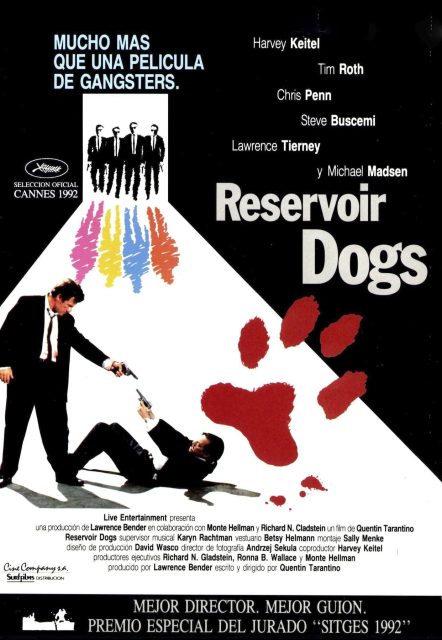 Affiche Poster de Reservoir Dogs avec Tim Roth et Steve Buscemi 1992