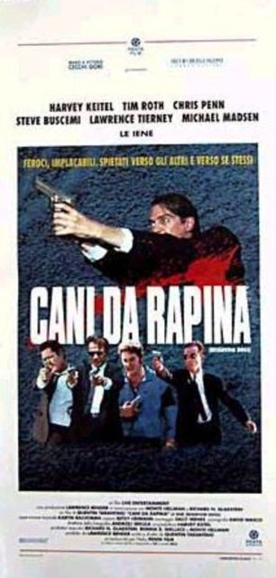 Affiche Poster de Reservoir Dogs avec Tim Roth et Steve Buscemi 1992