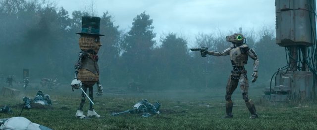 The Electric State - Photos et affiches. 28 Millie Bobby Brown et Chris Pratt dans The Electric State 2025